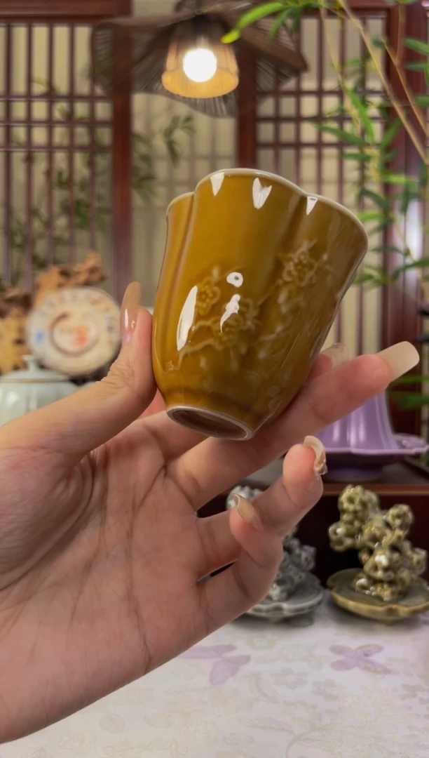 北溪堂-琥珀黄清客杯