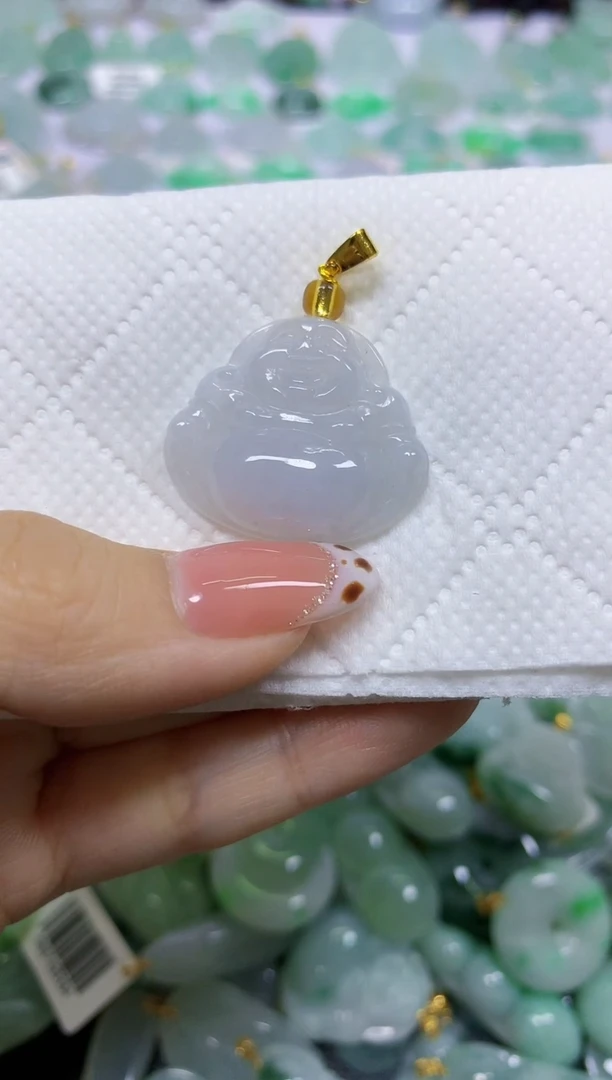 颈饰未镶嵌翡翠天然翡翠A货