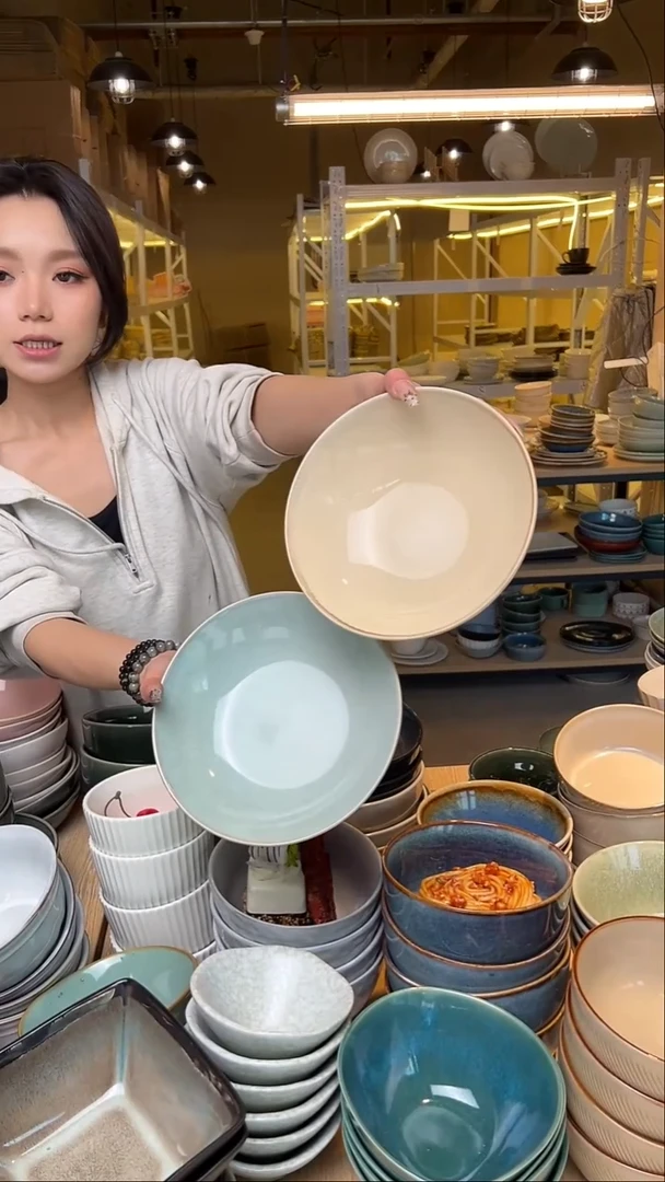 瓷138【瑕疵】外贸尾货窑变釉下彩