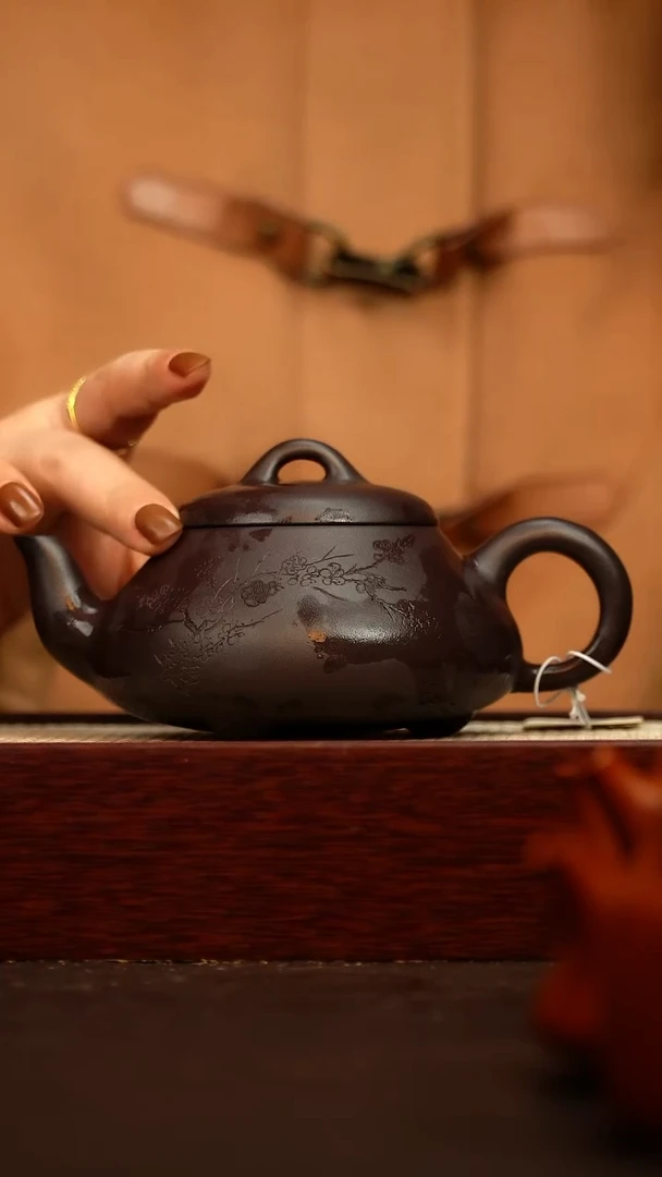 茶壶紫砂雨*汉棠石瓢 240cc