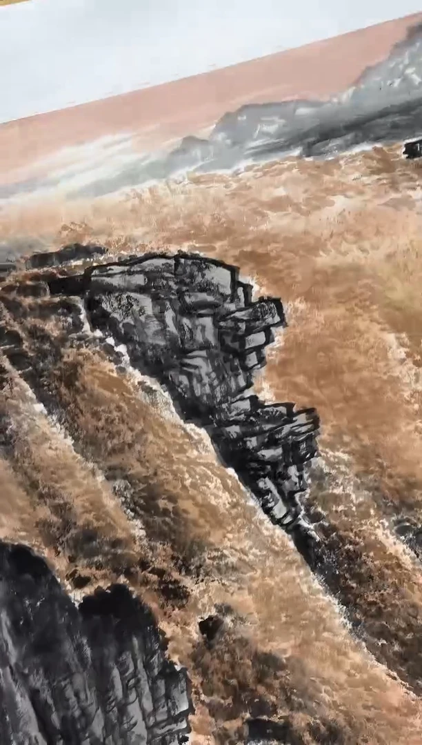 【闪购商品】国画孙桂国老师字画，带亲笔合影证书30-83