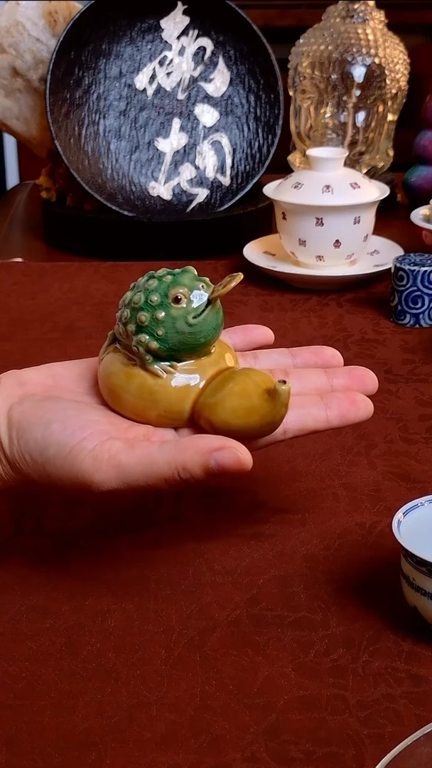 【手工金蟾茶宠 】