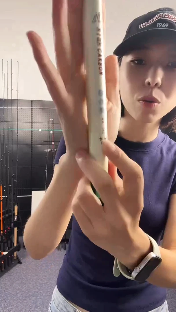 碳素（瑕疵杆没有售后 介意勿拍）绿色小海杆2.4米直柄