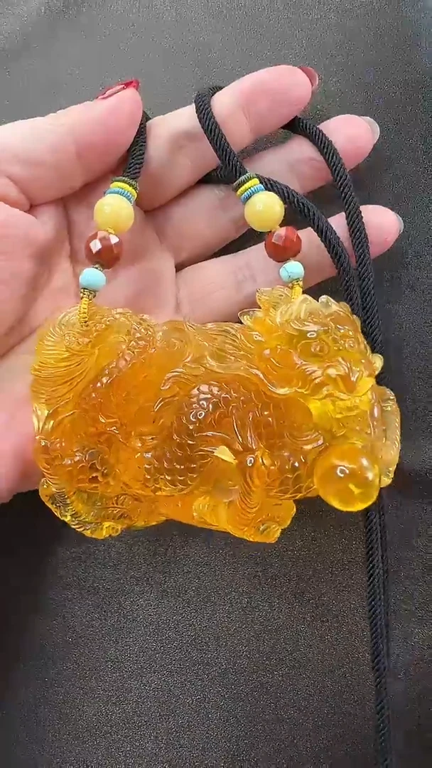 【闪购商品】琥珀颈饰未镶嵌吊坠