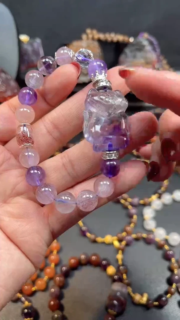 【闪购商品】水晶颈饰未镶嵌【百晶灵儿】天然定制款
