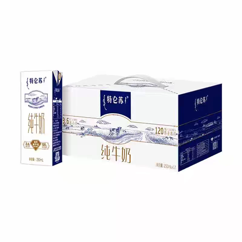 MENGNIU/蒙牛（5月产）特仑苏纯牛奶250*12