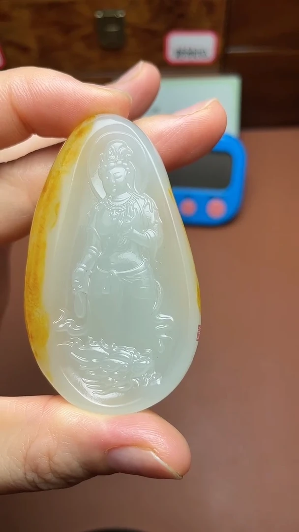 未镶嵌和田玉挂件河****网和田玉