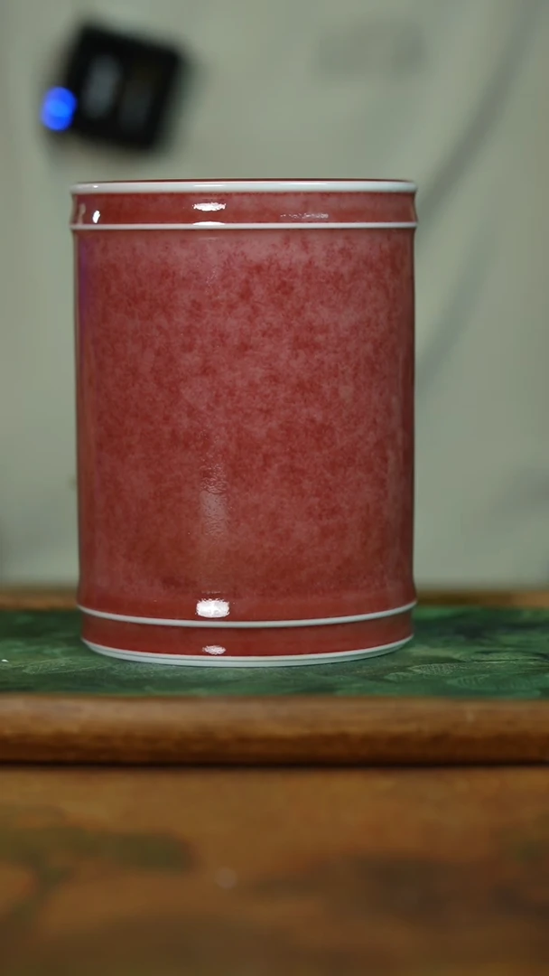 瓷片豇豆红景德镇上庄陶瓷景德镇