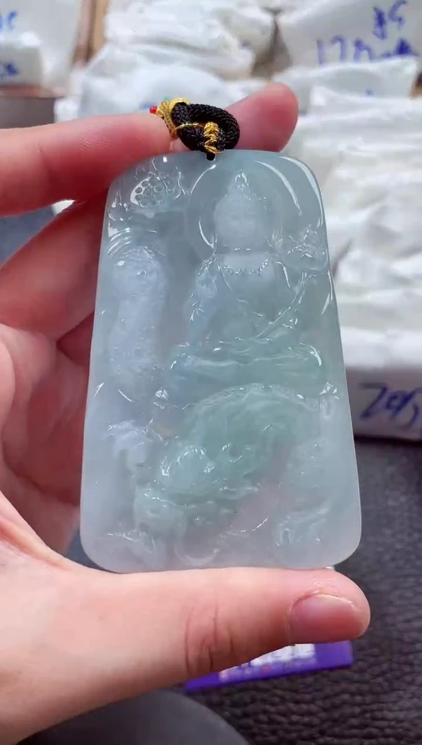 颈饰未镶嵌翡翠00004907御龙大势至