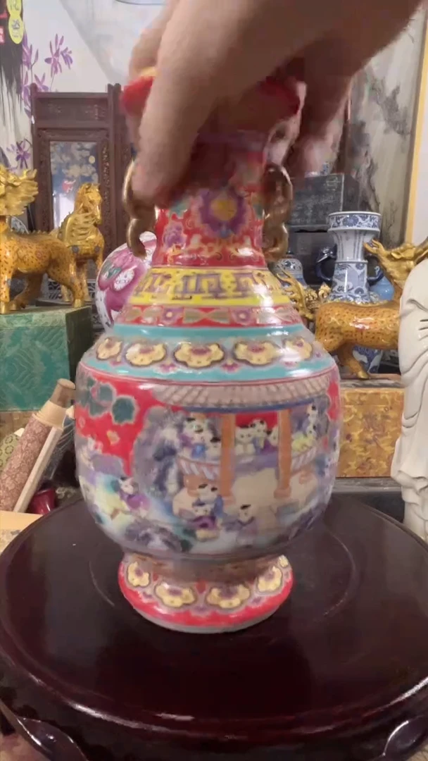 摆件现代陶瓷摆O