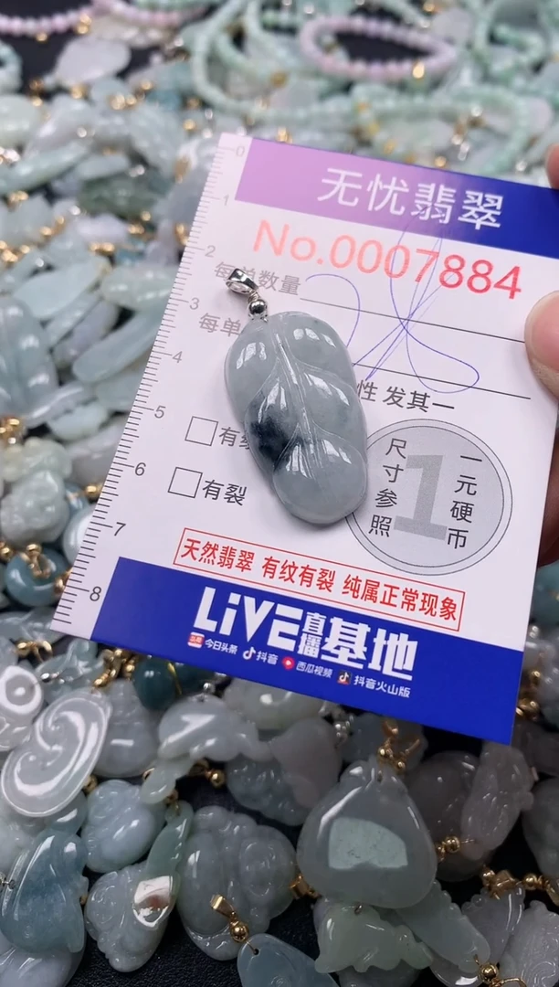 吊坠(不含链)未镶嵌翡翠7884