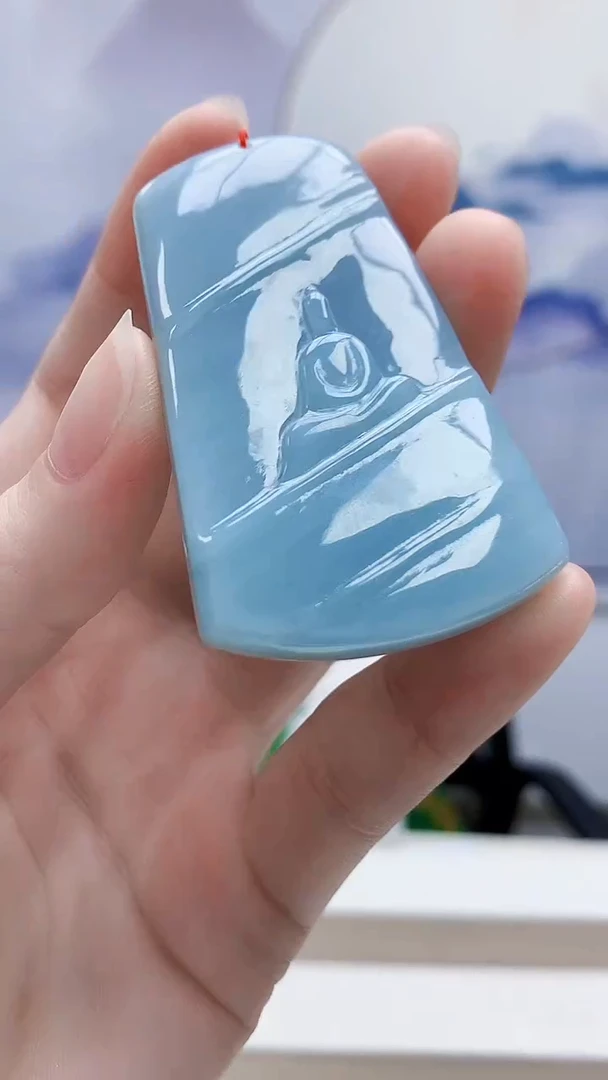 未镶嵌定制翡翠4852ry-毛货挂件