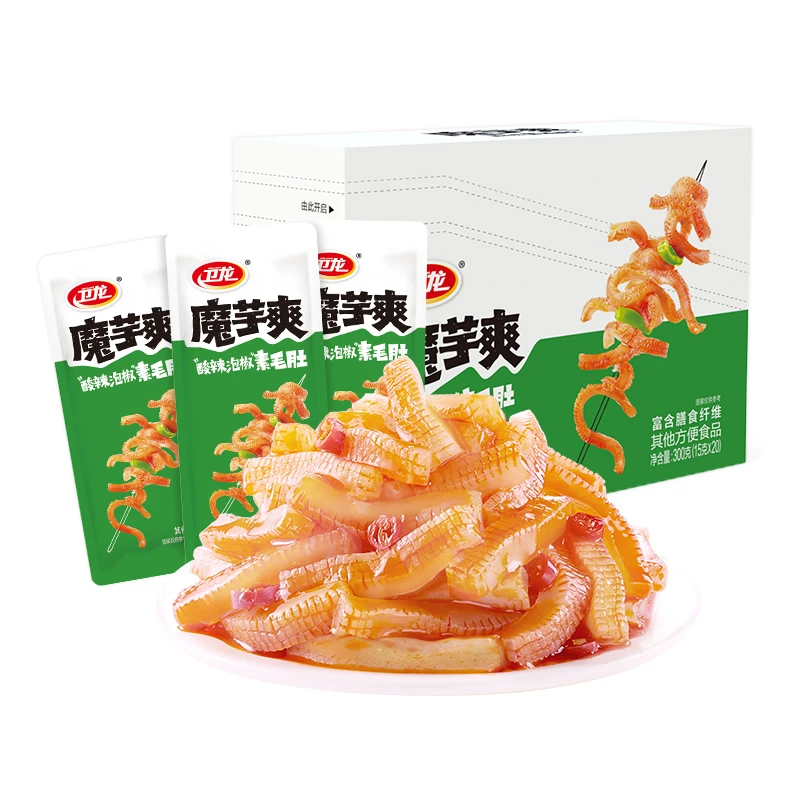 卫龙酸辣泡椒素毛肚酸辣味 300g