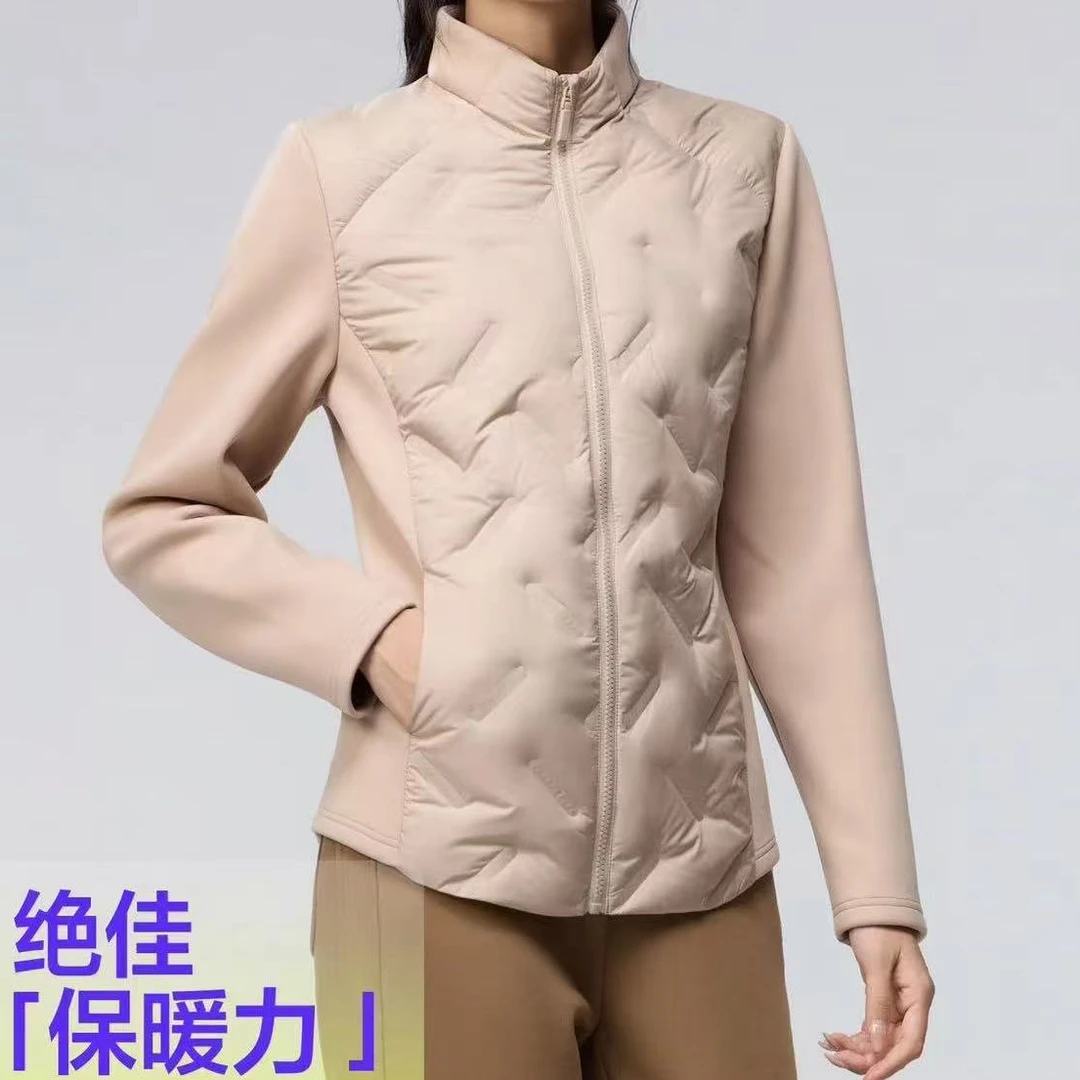 【泡芙羽绒小蛮腰】冬季女士修身轻薄保暖防风休闲立领上衣2216