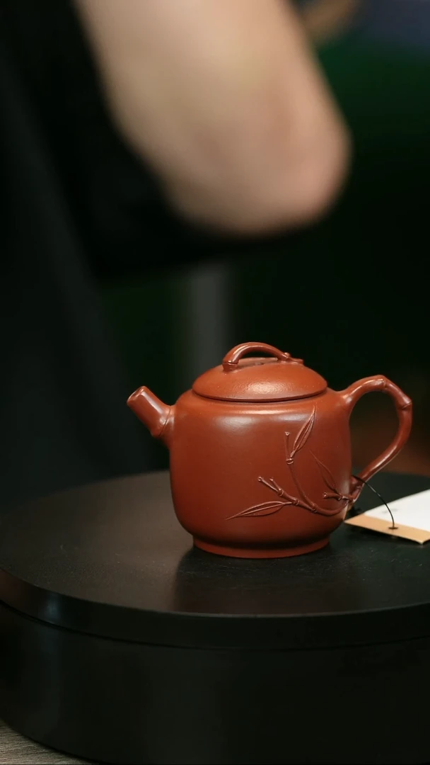 茶壶紫砂H2229陈春芬竹叶圆瓜