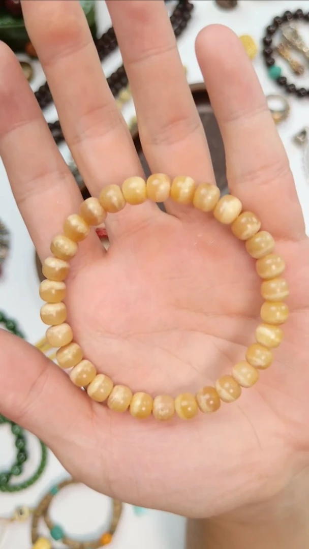 手串星月菩提奶盖料精工8*7mm