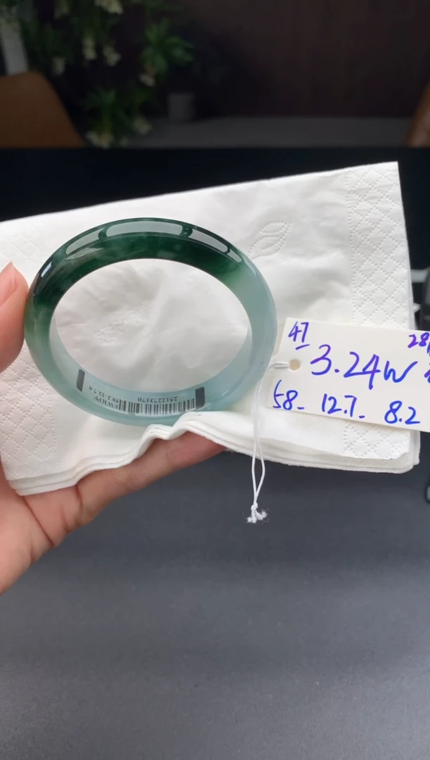 未镶嵌手镯翡翠翡翠手镯#47 圈口58