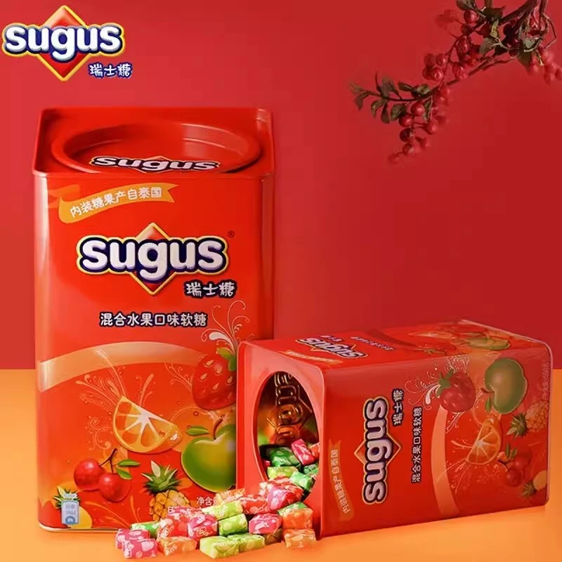 【郭萌萌专属】瑞士糖混合水果味550g＊2罐送礼装年糖解馋零食进口