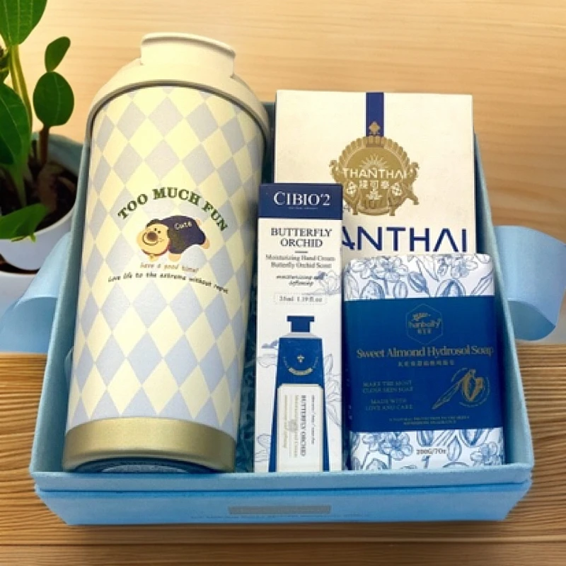 伴郎伴娘伴手礼蓝色半透亚克力礼盒实用伴手礼伴手礼套盒