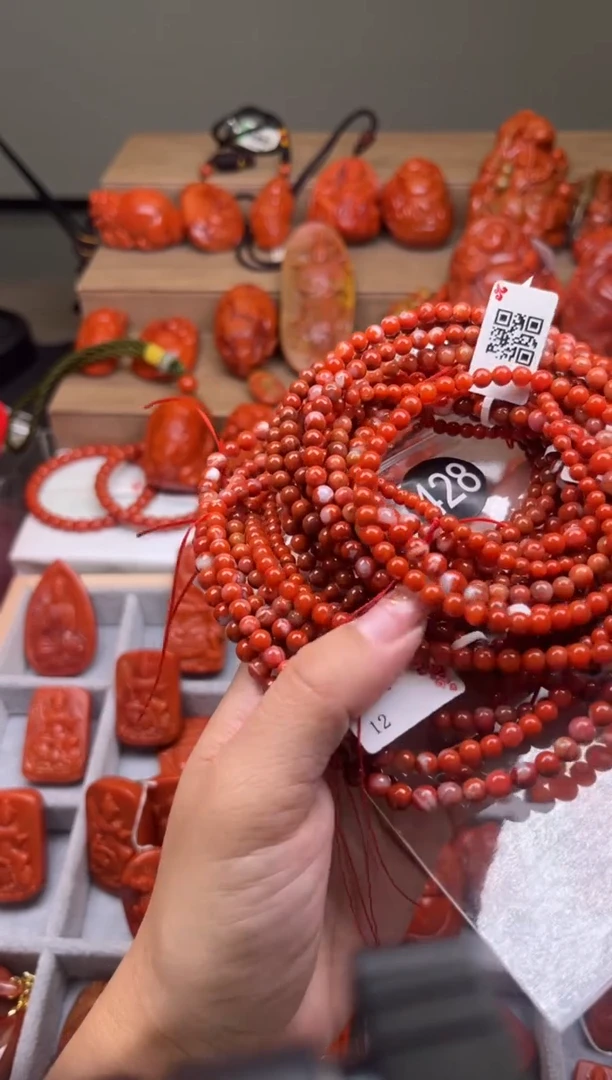 【闪购商品】南红玛瑙珠宝奇石未镶嵌428-4随机多样性/一条