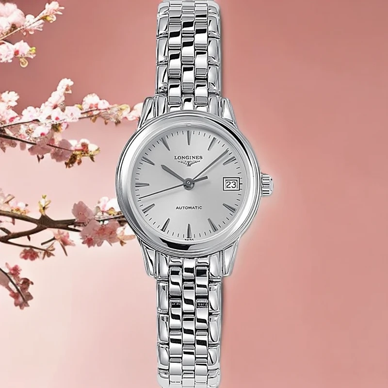 99新 Longines/浪琴 仁智女表/单表军旗/26表径/自动机械经典百搭
