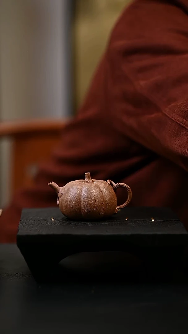 茶壶紫砂鸣远南瓜超薄胎