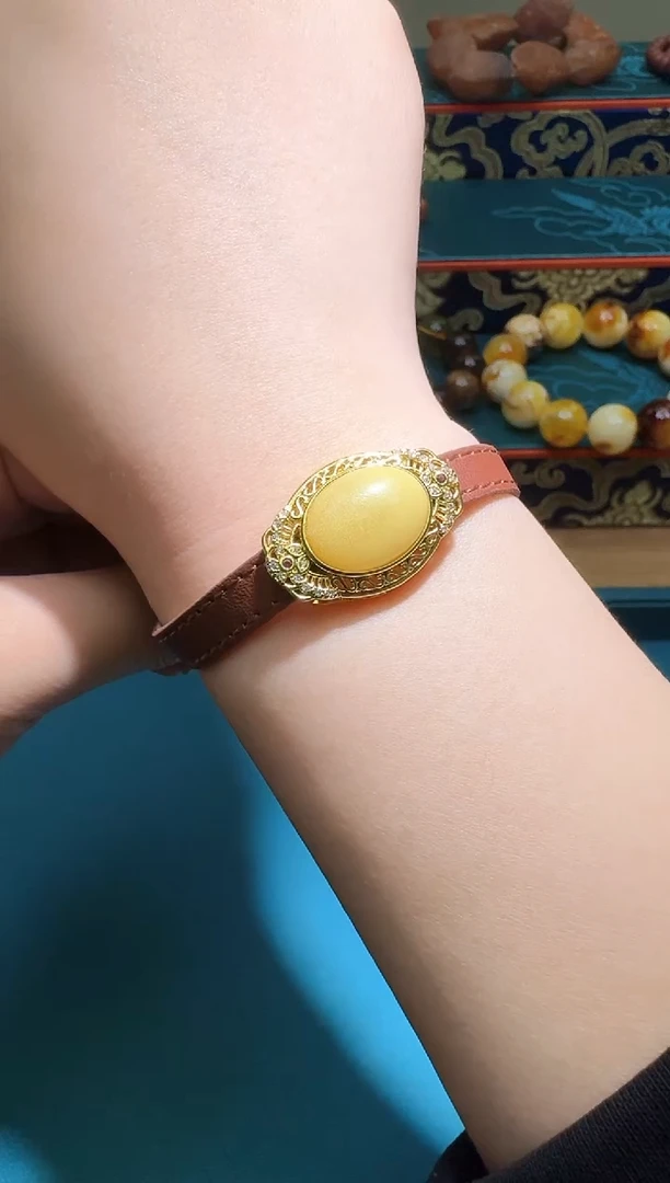 未镶嵌琥珀手镯多样性发一件 409