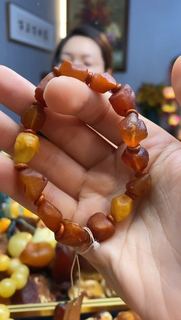 未镶嵌琥珀手串手串