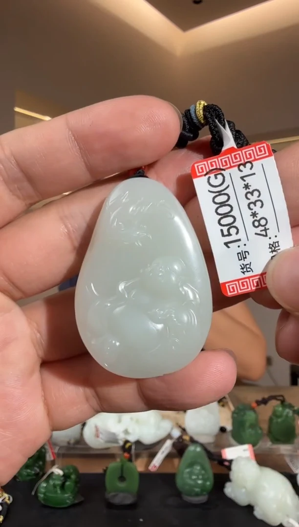 和田玉未镶嵌颈饰G