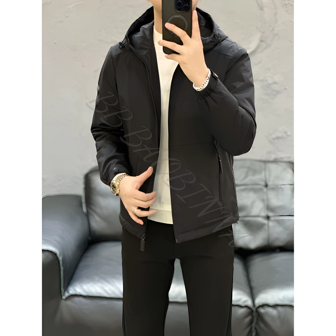 小野· 男装 | 鸭绒系列‘男士户外连帽夹克羽绒服5115