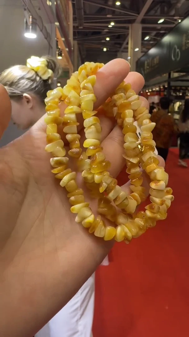 未镶嵌颈饰琥珀杭州珠宝展假一罚十