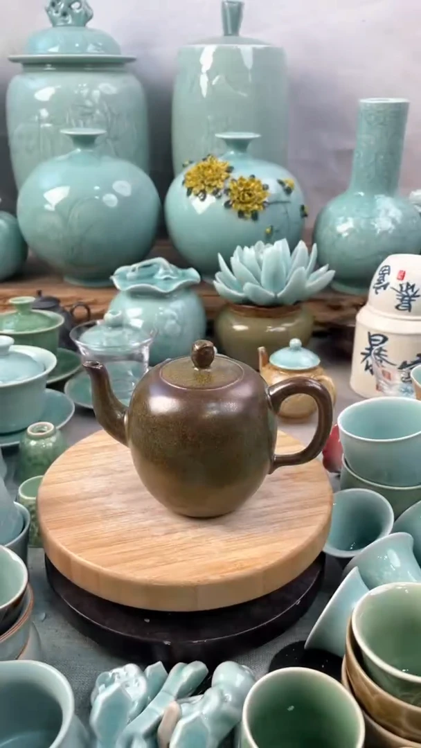 【闪购商品】特价 微瑕 慧仙青瓷