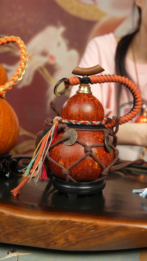 465号500ml左右非遗大漆酒葫芦