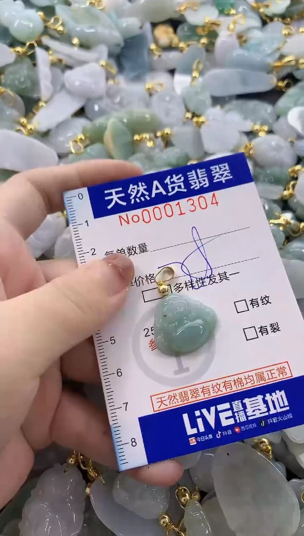 颈饰未镶嵌翡翠天然A货翡翠