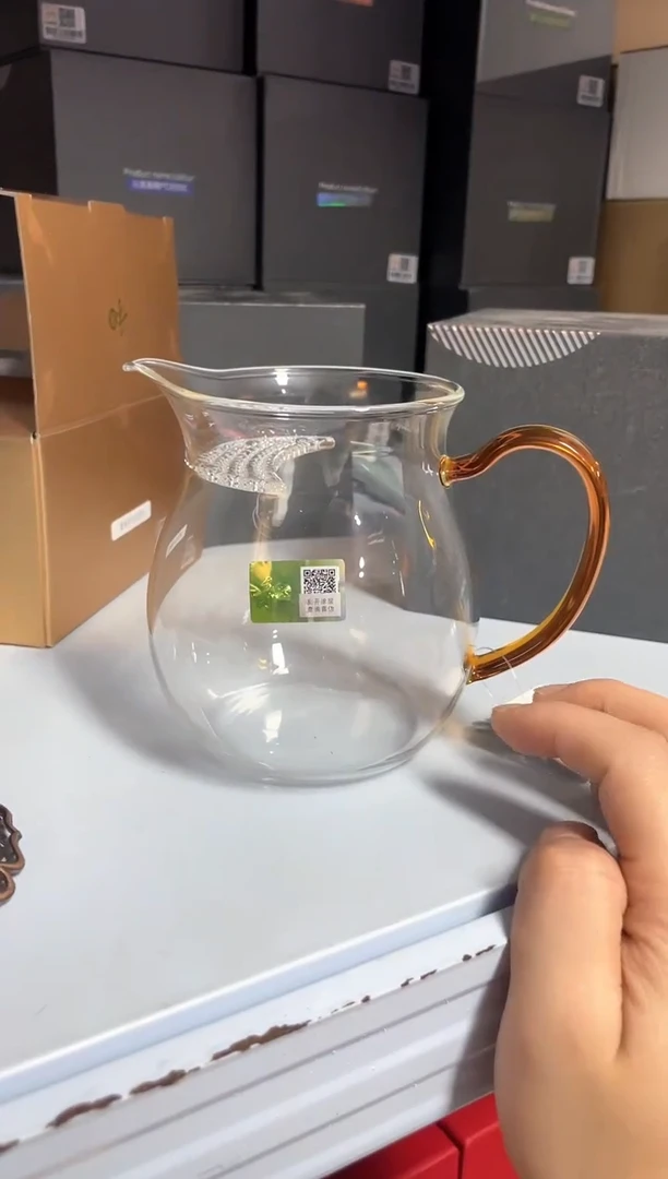 禾器/晶彩/观禄煮茶器/琥珀+清禾杯两个