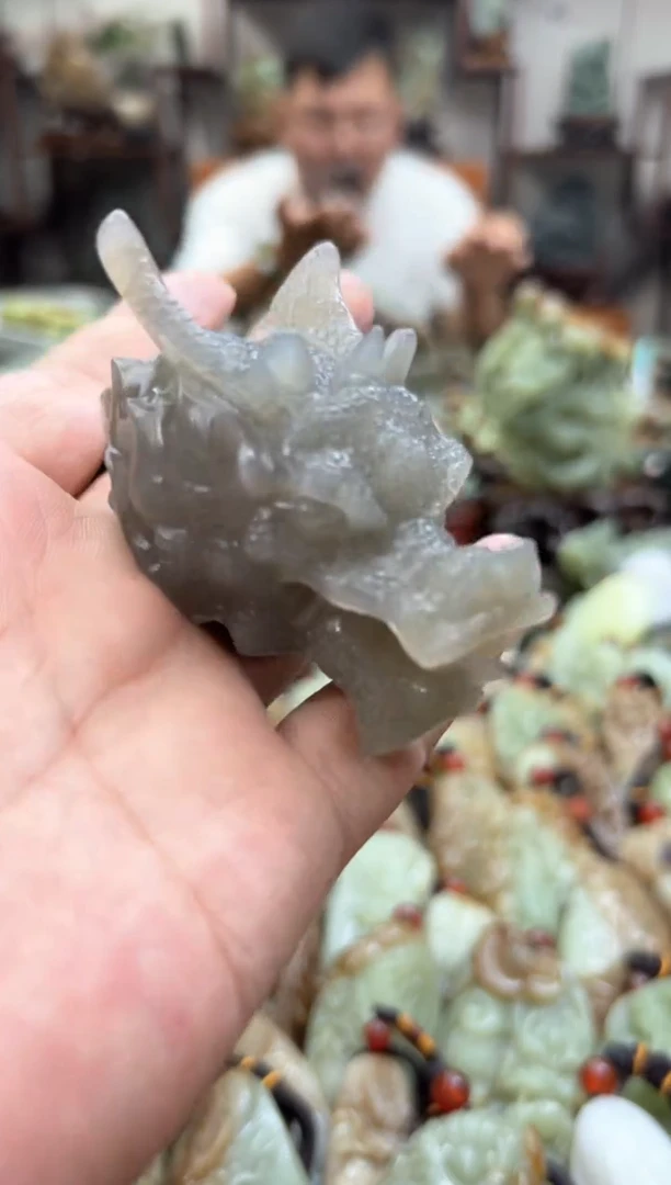 和田玉未镶嵌把件1