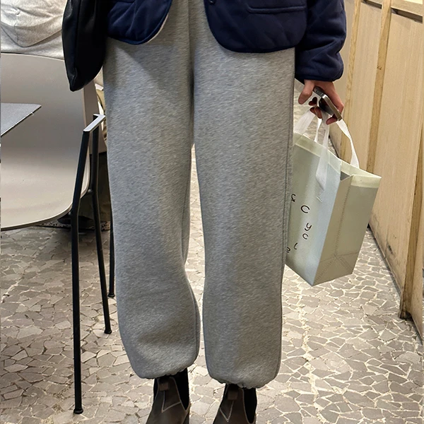 浪清/女装推荐  德而普斯秋冬保暖卫裤40673#