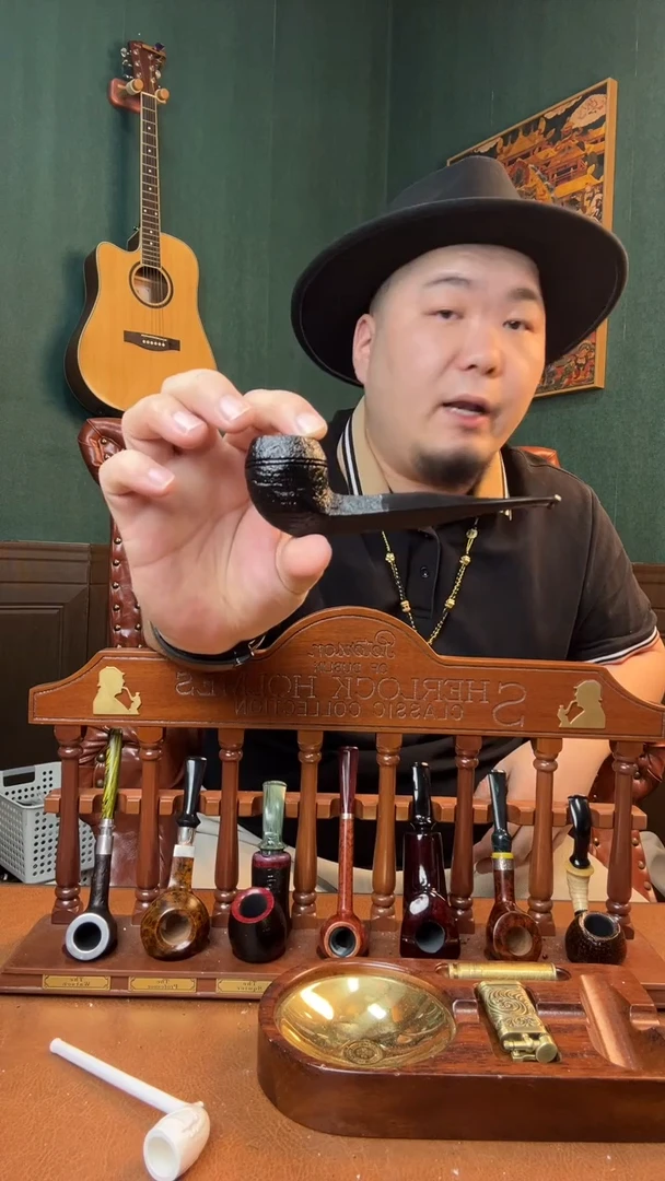 石楠木木雕款意大利进口石楠木烟斗