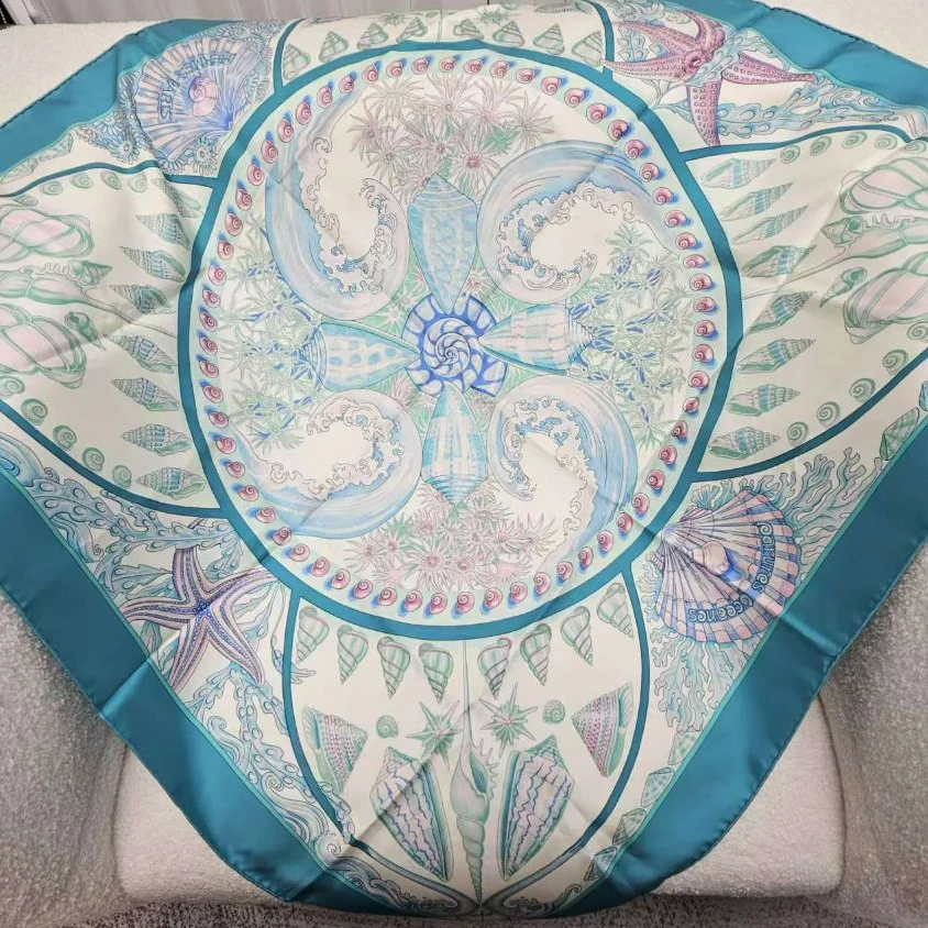 99新 Hermes/爱马仕 海囤J/爱马仕/丝巾围巾/fm184838