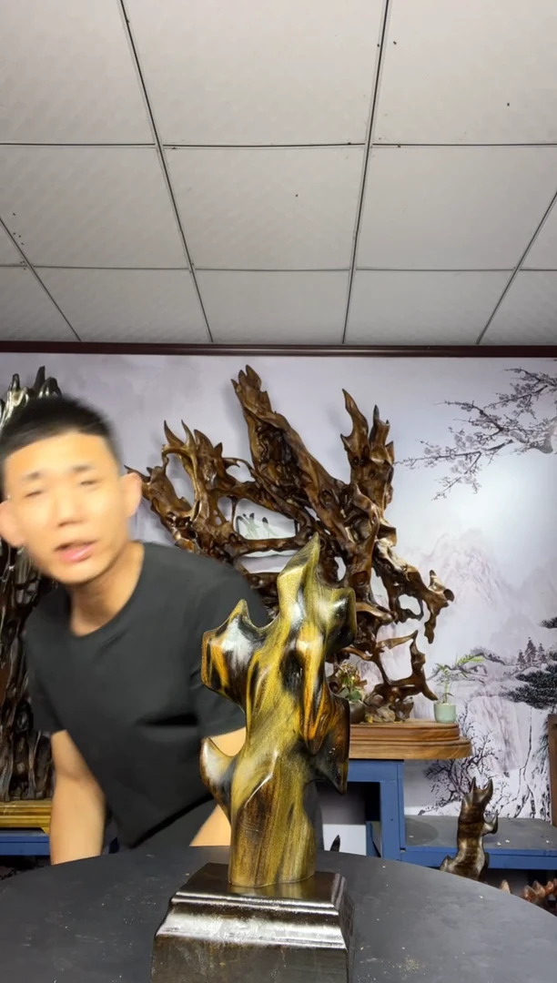 金丝楠木雕款小*金丝楠木工艺品摆件