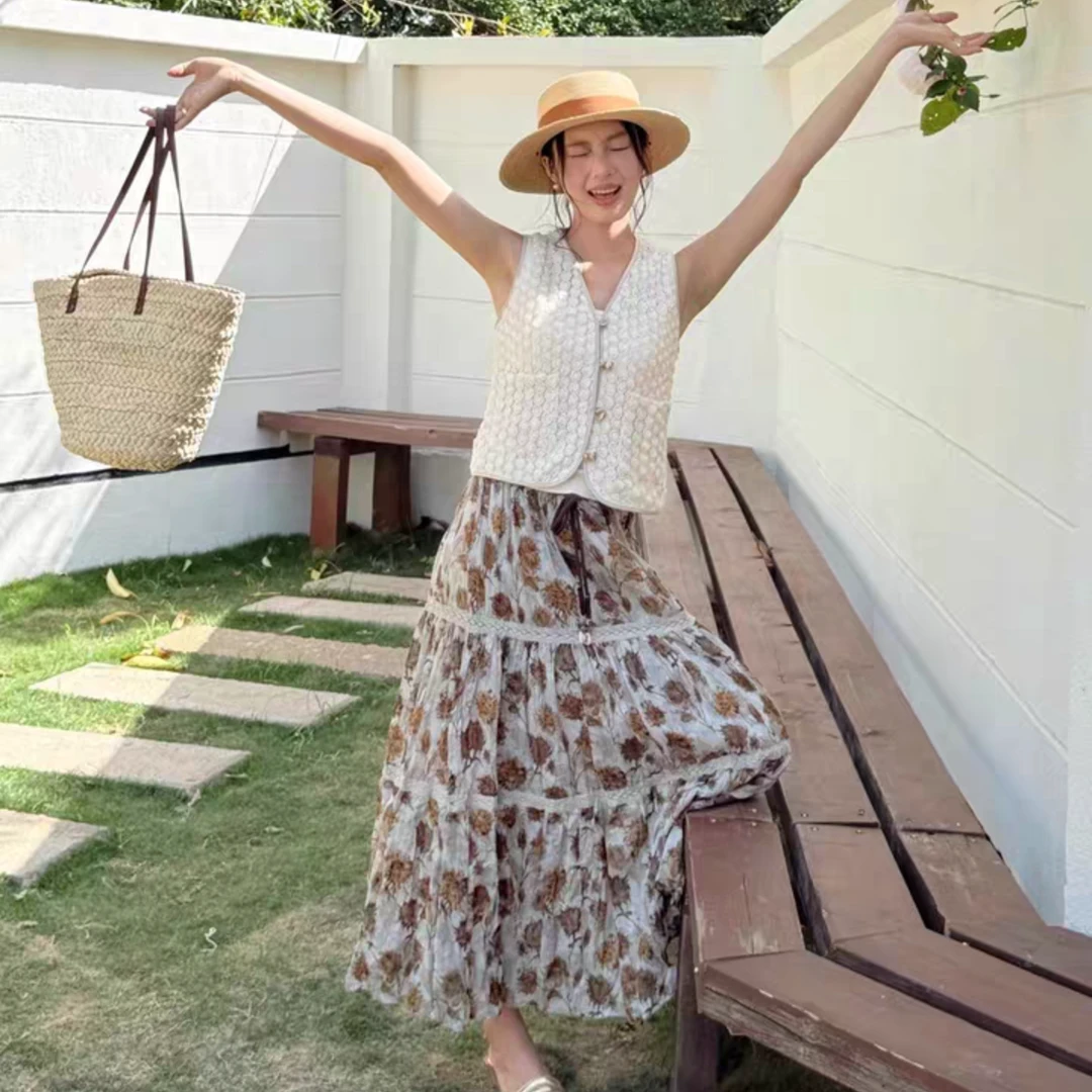 【将军工厂店】2025年新款高级感做旧复古半身裙251817