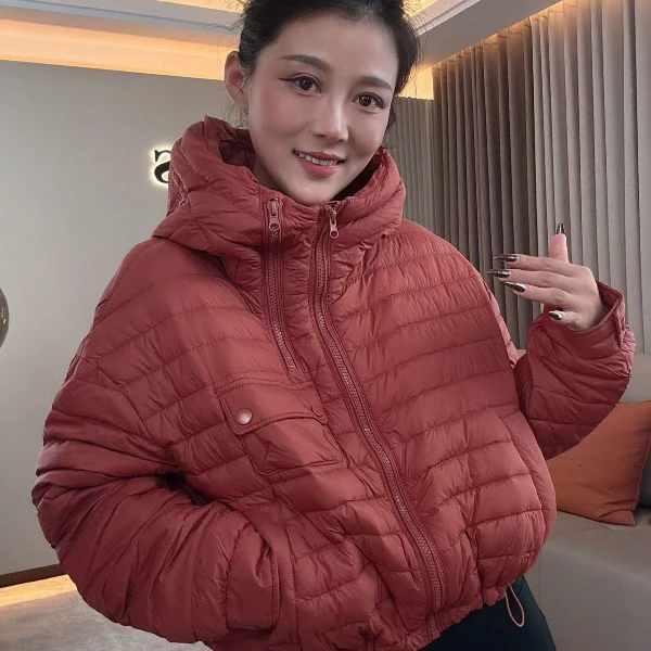 【耿老板1231#Y】韩版2025初冬香薰设计师款松弛感百搭羽绒服