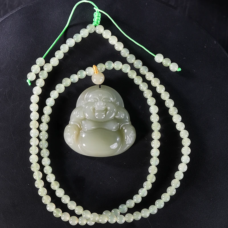 lot16 和田玉晴水大佛/DW51226-046491 保利山东