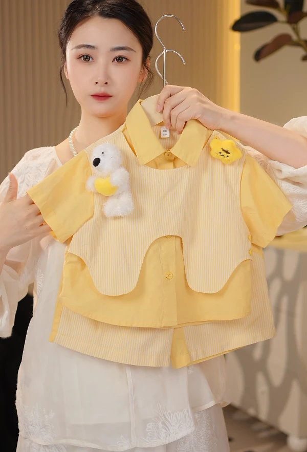 【现货】2025夏季新款儿童时尚潮流休闲可爱套装26990