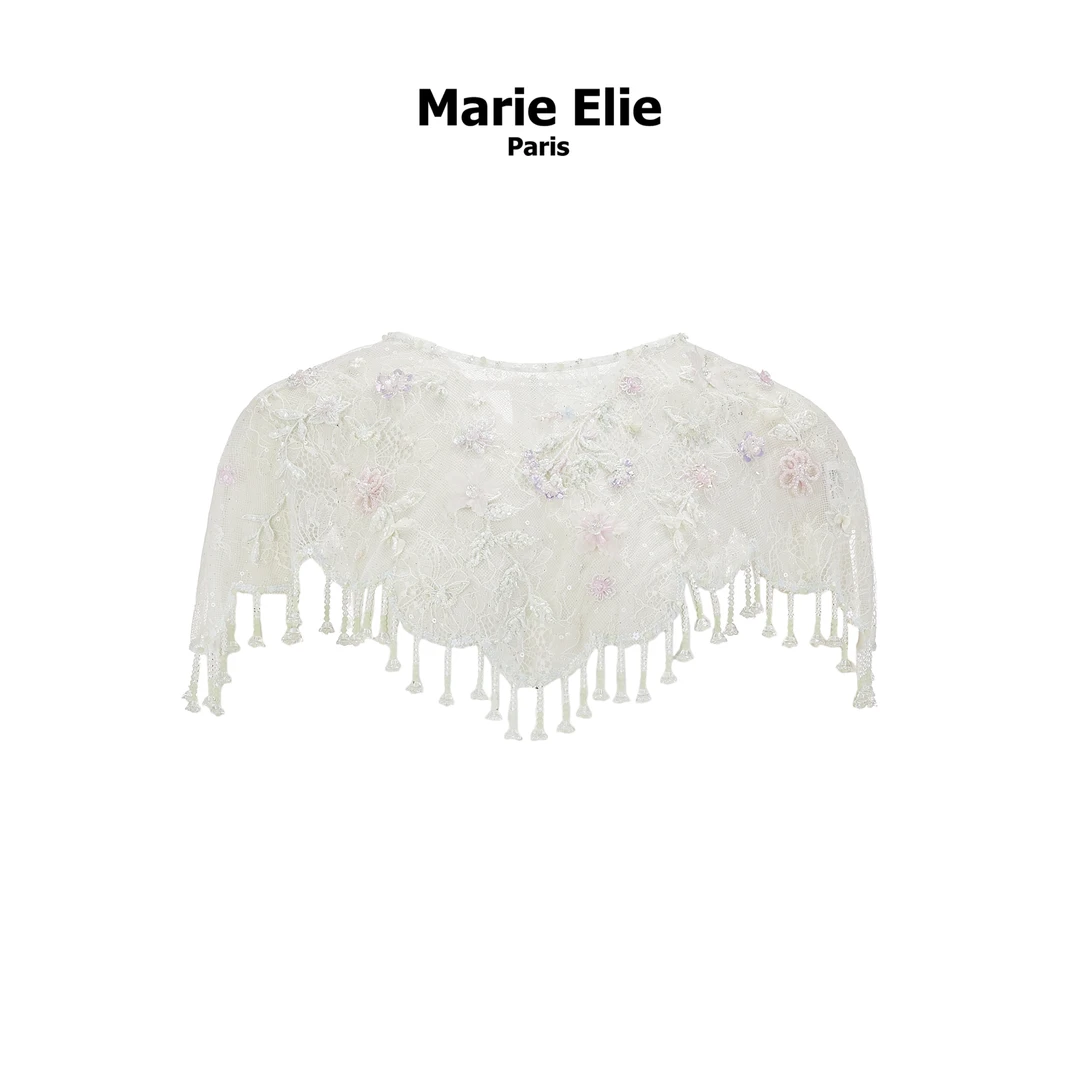 【陈大可专属】Marie Elie【烟雨江南】黄色新款钉珠云肩EAF11U06040