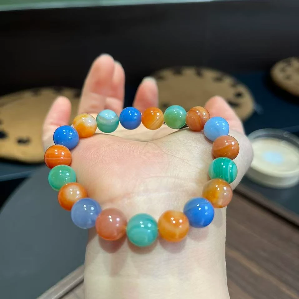 虹影绕腕波斯玛瑙时尚单圈手链zfl076