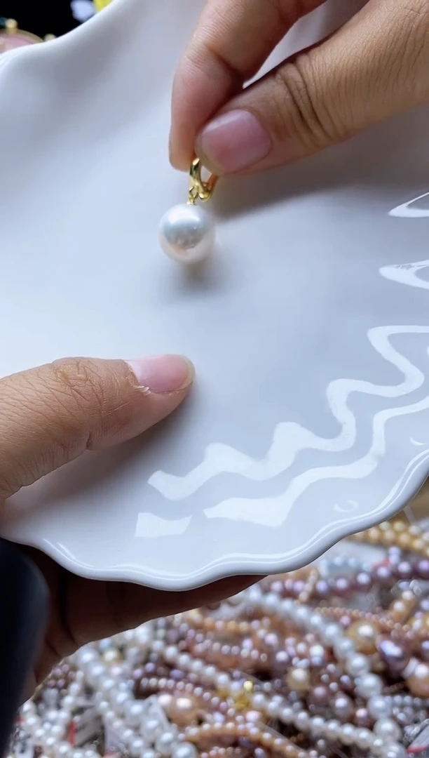 淡水珍珠未镶嵌吊坠(不含链)珍珠吊坠