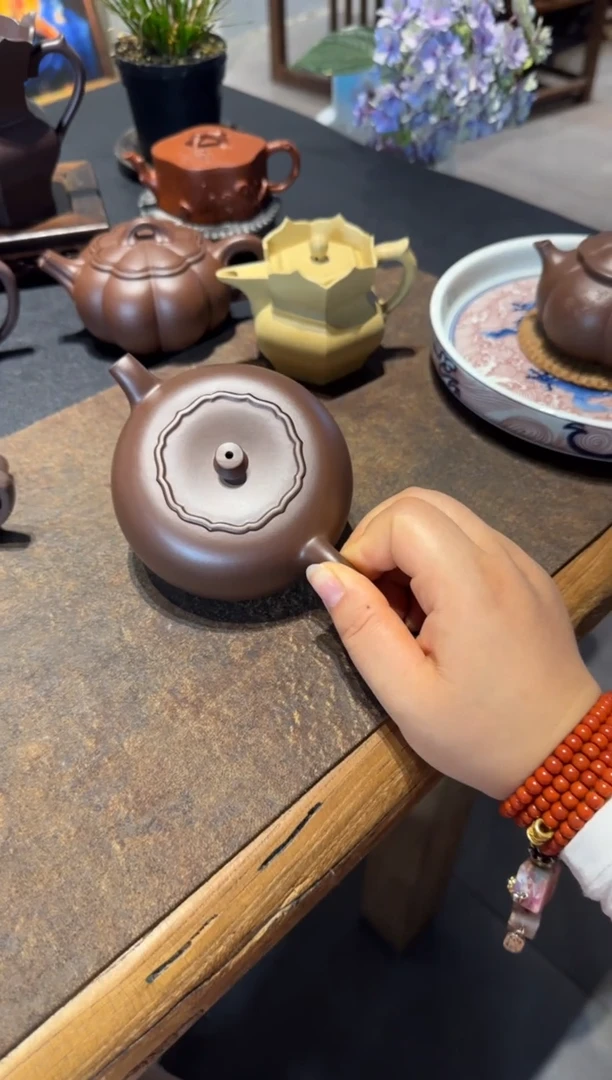 茶壶紫砂༄****࿐柿柿如意