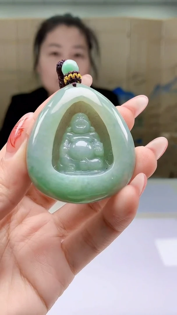 【闪购商品】定制翡翠未镶嵌4902ty-毛货挂件16