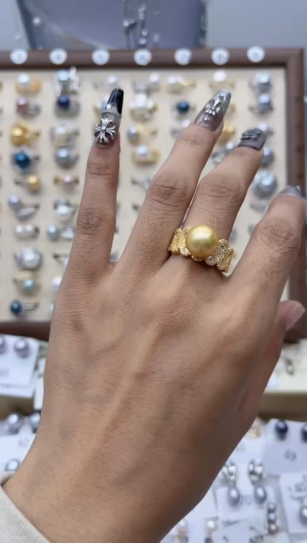 【闪购商品】淡水珍珠戒指合金69